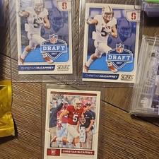 Christian McCaffrey 3 Rookie Score NFL Draft 2017 Football Card Lot