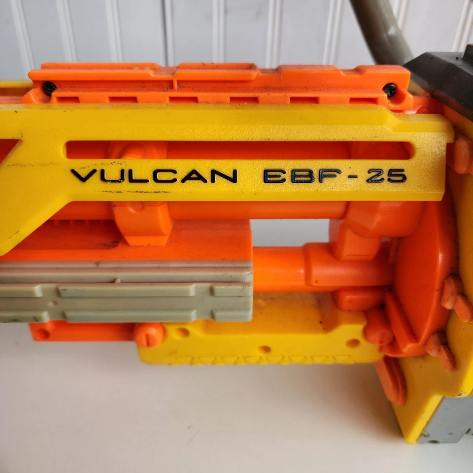 Nerf Vulcan EBF 25 Blaster Dart Gun Ammo Belt Tested & Working - Image 3 of 4