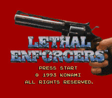 Lethal Enforcers - Sega Genesis Game Only