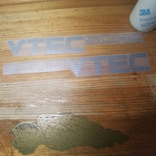 Vtec Sohc Civic X2 Decal Set Sides Vinyls Stickers Stickers 