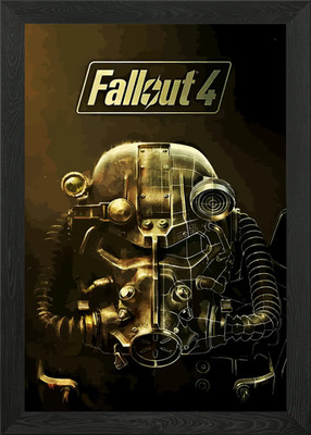 Fall Out 4 gerahmtes Wandbild Poster Leinwanddruck Bild