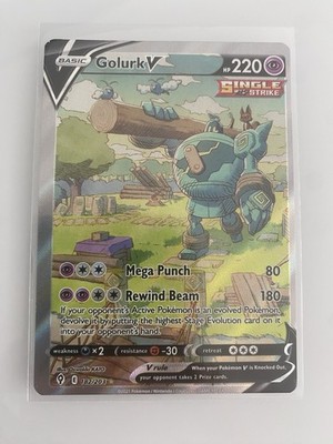 Golurk V (Alternate Full Art) 182/203 Swsh07: Evolving Skies Holo