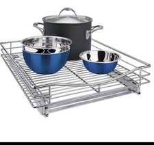   Pull Out Cabinet Organizer, 17" x 21" Slide Out Drawers for Kitchen Cabinet...