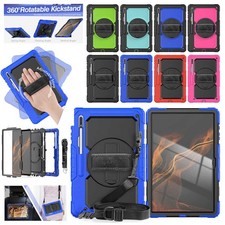 Heavy Duty Case W Screen Cover For Samsung Galaxy Tab S8 S9 S10 FE Ultra Tablet/