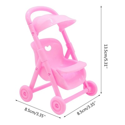 Kinderwagen Puppenzubehör Trolley Spielzeug Rollwagen Dekoration