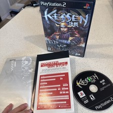 Kessen PS2 PlayStation 2 with Reg Card Complete Manual, CIB, Mint, Tested