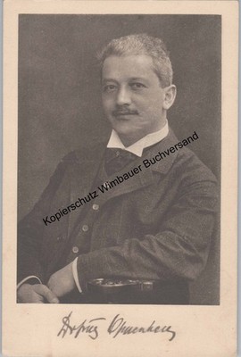 Original Autogramm Franz Oppenheimer (1864-1943) /// Autograph signiert signed s