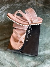 London Fog Women's Stelanie Dusty Rose Sandals - Size 9M NWB