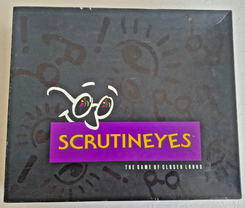 VTG Scrutineyes 1992 Complete Game of Closer Looks Mattel Hersch Age 18+