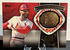 2014 Topps Update #WSR-OS Ozzie Smith World Series Rings Gold Gems #/25