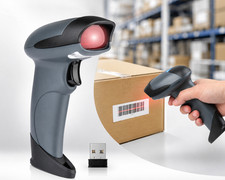 Handheld 1D Bar Code Scanner Wireless USB Reader for Shipping Warehouse