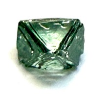 0.46 Carats Octahedron Unique green color VVS Uncut Raw Rough Diamond