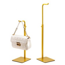 2 Pack Purse Holder Handbag Display Stand: Gold Hanger Rack for Bags, Purses,...