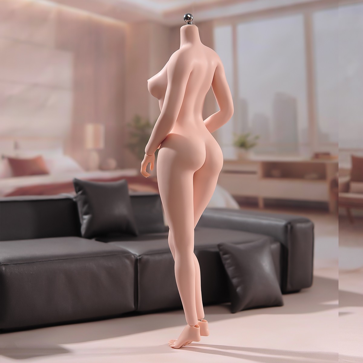 ANT AB001W 1/6 Female Pale Skin Body Seamless Flexible Large