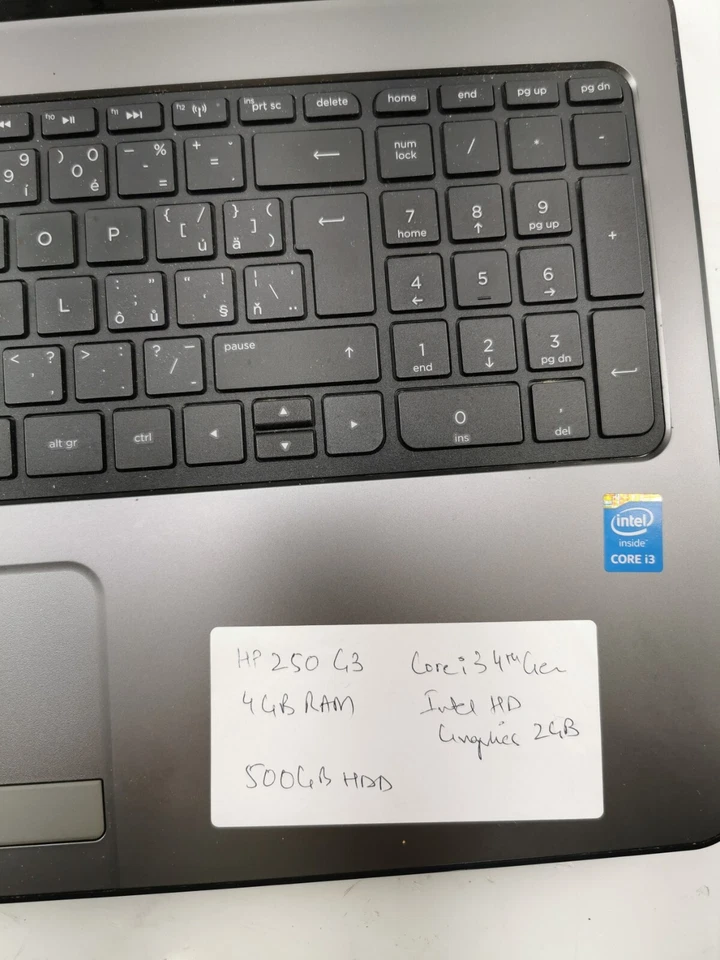 Portátil HP 250 G3 - i3-4ª generación - 4 GB RAM - 500 GB HDD Foto 3 de 4