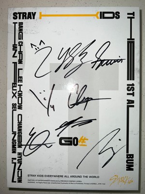 STRAY KIDS [GO LIFE] Autographed Signed Album STRAYKIDS GO生