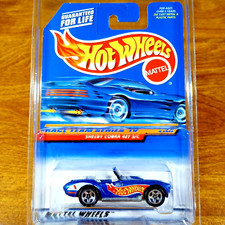 Hot Wheels Vintage Shelby Cobra 427 S/C Race Team Series IV Blue 5 spoke 1998