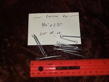 LOT of (10) REPLACMENT COTTER PINS FOR ANTIQUE SLOT MACHINE #33211210