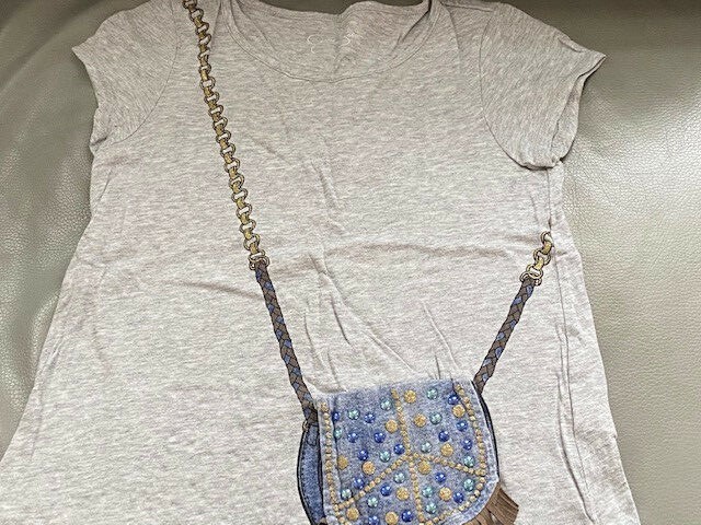 girl cotton grey top tank shirt size M school evening party spring summer 