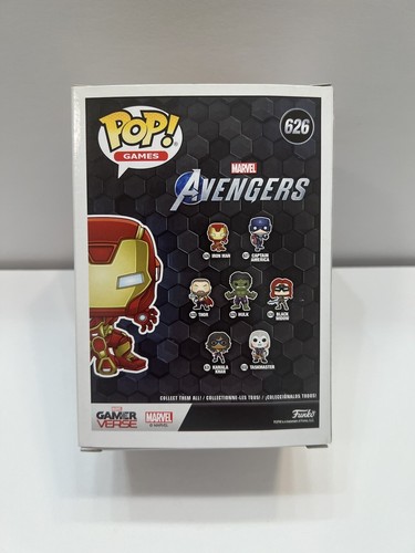 Funko Pop GAMES - MARVEL AVENGERS Gameverse IRON MAN #626 - Picture 2 of 3