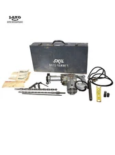 SKIL MODEL 726 HEAVY DUTY DEMOLITION ROTO-HAMMER TYPE 7 CASE & BITS VINTAGE 1981