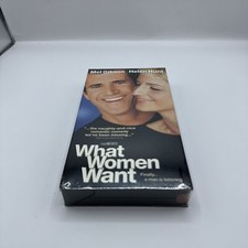 What Women Want VHS, 2001 Mel Gibson Helen Hunt - New, Factory Sealed