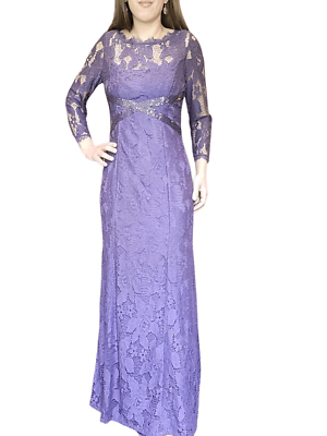 maxi dress with lace back Lady Black Tie - Bette Lace Back Draped Maxi Dress main image 0