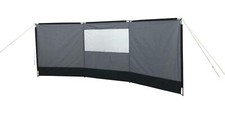 Deluxe Very Stable Wndbreak  Steel Cross Ridge + Upright Poles in Carry Bage