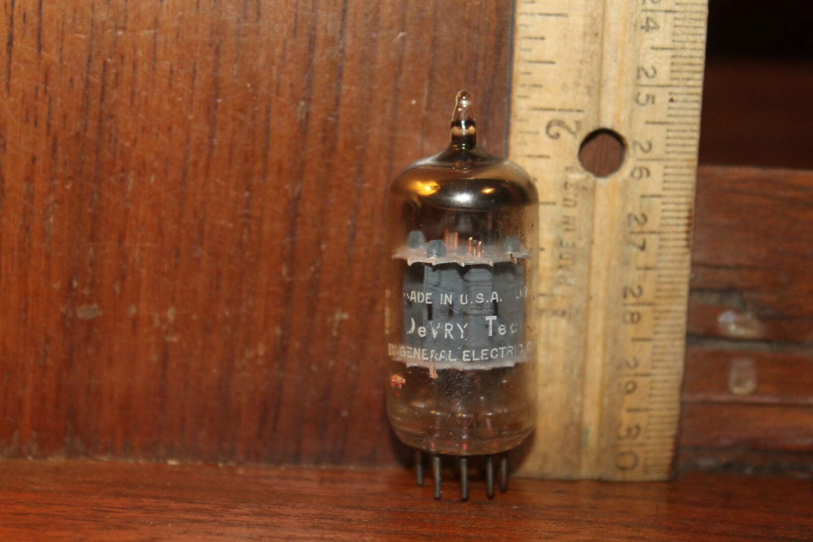 Vintage Electronic Vacuum Tube GE DEVRY TECH 12 AU7 A eBay