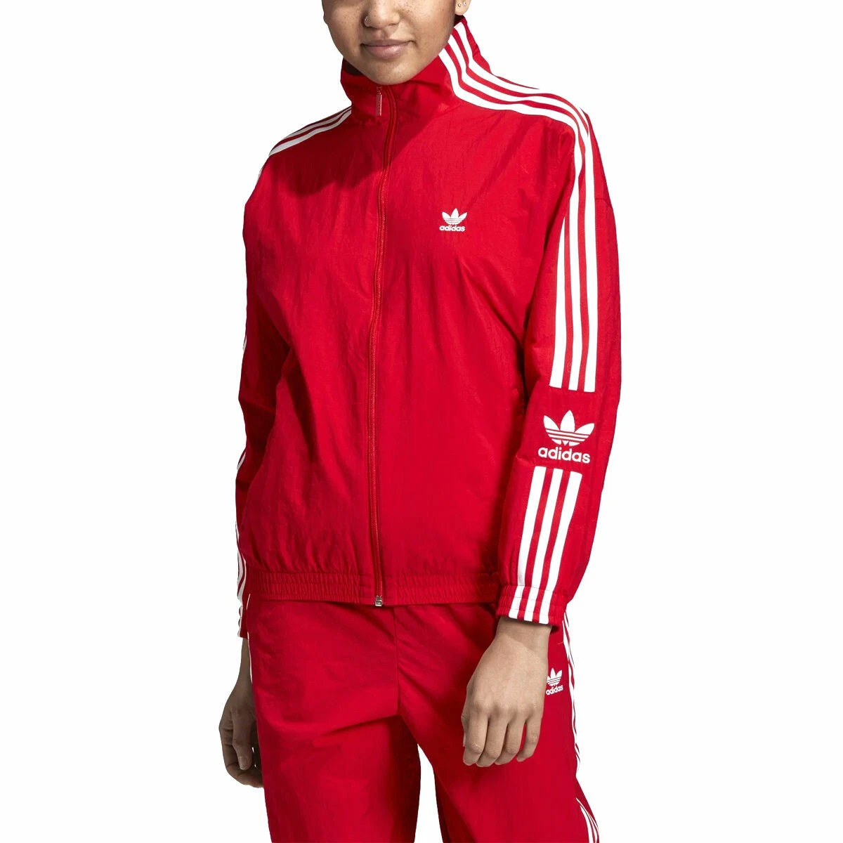 Adidas scarlet red jacket sales