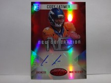 2014 Certified New Generation Mirror Signatures Red Cody Latimer Rookie Auto RC