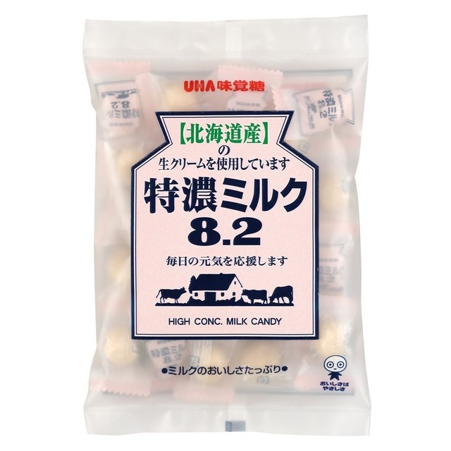 Mikakuto Tokuno Japanese Milk Candy, 3.69Ounce Bags Pack of 12 for