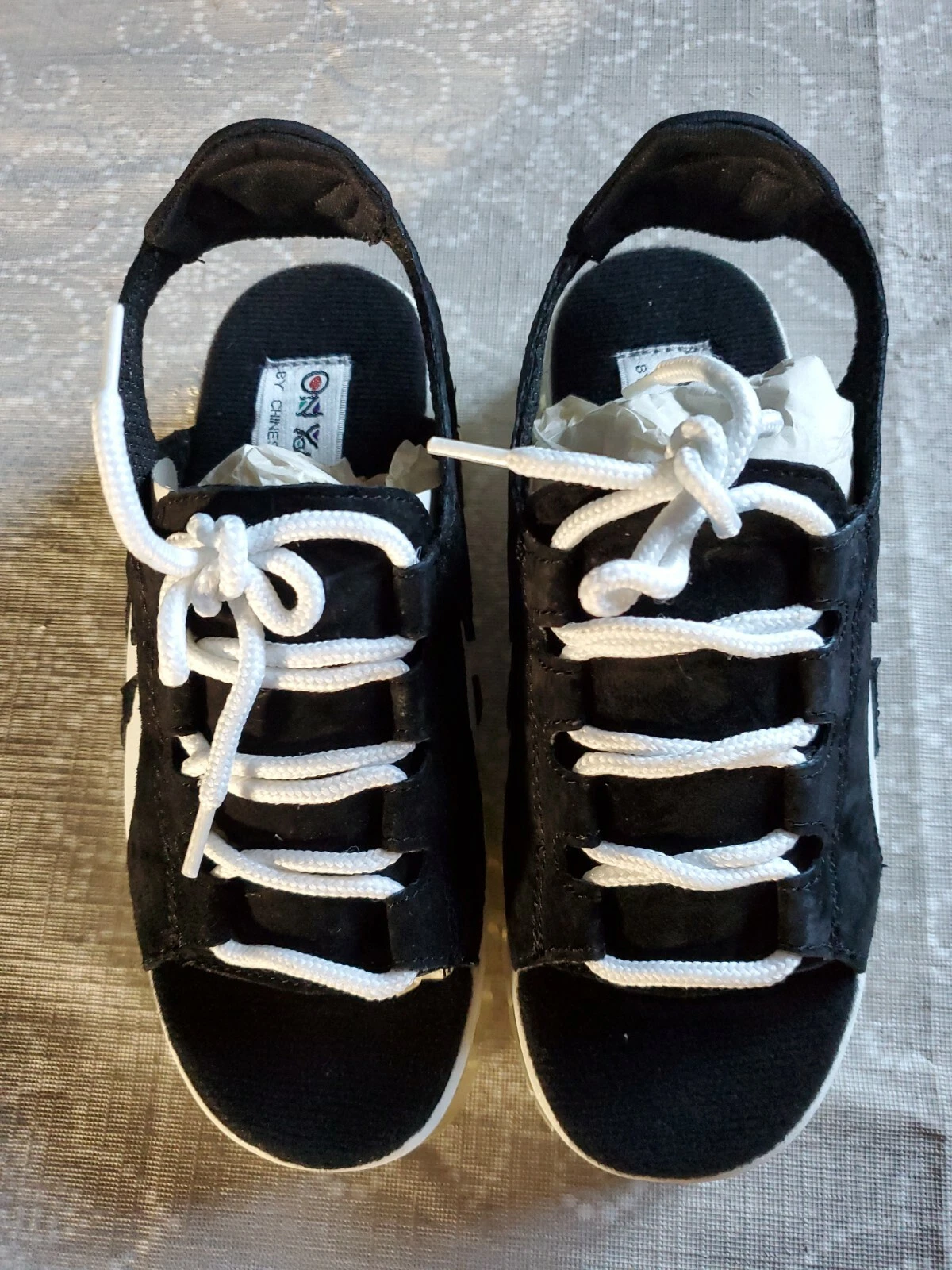 NEW BALANCE Sandalo donna taglia 6 5 ai piedi di lavanderia cinese tomaia in pelle equilibrio