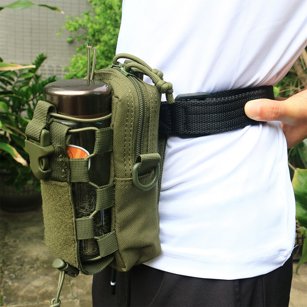 Tactical Molle Waist Bag Strap Shoulder Strap Portable EDC Nylon Waterproof Bag