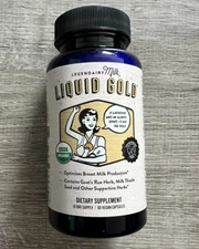 Legendary Milk LIQUID GOLD  ~10-Day Supply 60 Vegetarian Capsules ~ EXP: 2/26