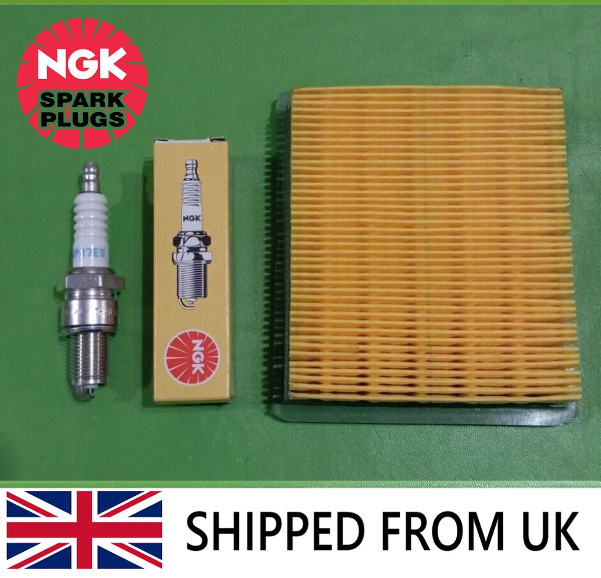 Service Kit Cobra MX484SPCE MX534SPCE Air Filter NGK BPR7ES Spark