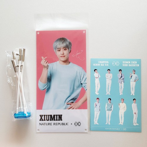 EXO x Nature Republic KSPO Dome Booth Promotional Banner + Sticker Set - Picture 4 of 6