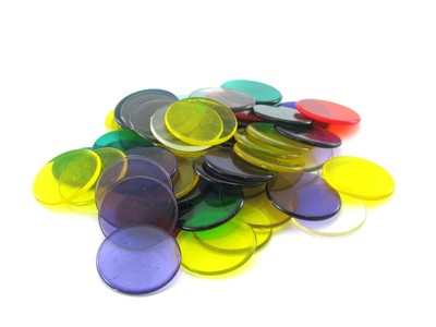 Colored Bingo Chips