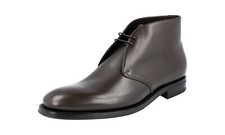 PRADA Leather Chukka Desert Boots Booties Shoes 2TC049 - Brown - NEW