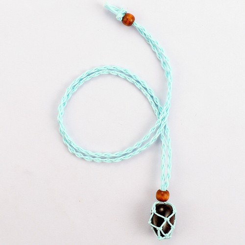 Cordones de collar de cristal ajustables bolsa de red vacía soporte colgante accesorio de joyería - Imagen 10 de 28