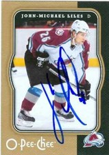 John-Michael Liles autographed Hockey Card (Avalanche) 2007-2008 O-Pee-Chee