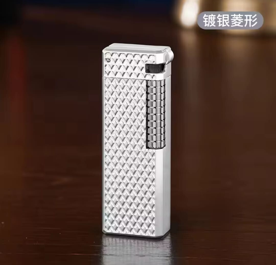Elegant Retro Side Egnition Oblique Fire Flame Gas Cigarette Cigar Lighter