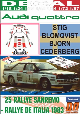 CMR 1:43 Audi quattro A2 #1 Sieger Rallye Monte Carlo 1984 Röhrl