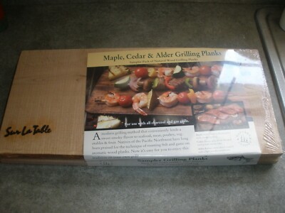 NEW Nature's Cuisine Grilling Planks Maple, Cedar Alder