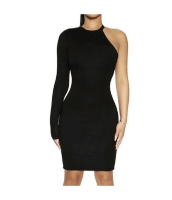 NWT Naked Wardrobe One Shoulder Bodycon Mini Dress Size Small | eBay NWT Naked Wardrobe One Shoulder Bodycon Mini Dress Size Small | eBay
