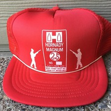 Vtg Hornady Hat Magnum Carson City Nevada Trucker Cord 70s 80s Snapback Bullets