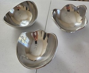 The Pintel Collection by Towle Silversmiths Set of 3 Silver Dishes w/ Box
