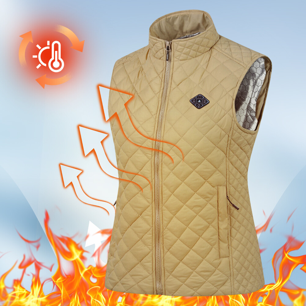 ALTRA Gilet riscaldato USB abbigliamento sportivo invernale cappotto riscaldato 21 zone riscaldanti gilet nylon