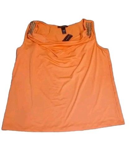 Blusa naranja Ashley Stewart 26/28 - Imagen 2 de 2