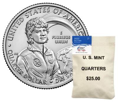 2022 P Dr Sally Ride American Women Quarters Mint Bag - 22WBC